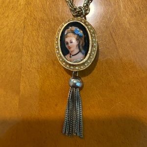 Vintage Made in France Necklace (Hand Painted)